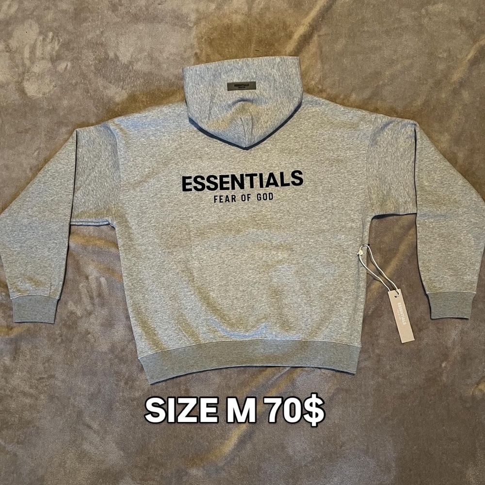 Essentials Gray Turtleneck Sweater
